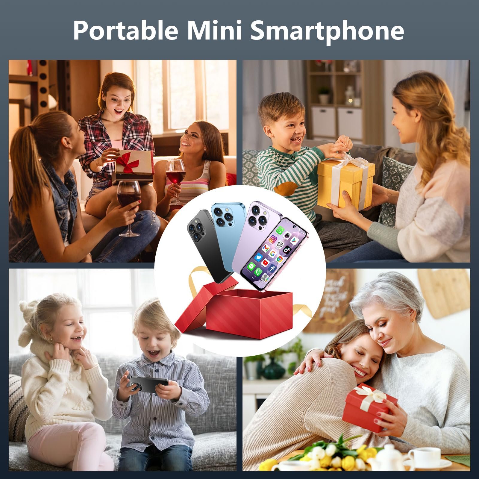 Смартфон BLKE Upgraded Mini 4G 3.9" HD Android 12 3GB+32GB 1950мАг, фото №9 Смартфон BLKE Upgraded Mini 4G 3.9" HD Android 12 3GB+32GB 1950мАг, фото №9