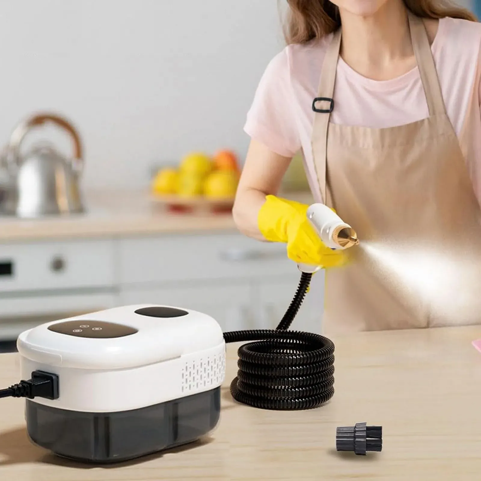 Ручний пароочисник Bewinner 2500 Вт із сенсорним екраном та 6 рівнями регулювання, фото №9