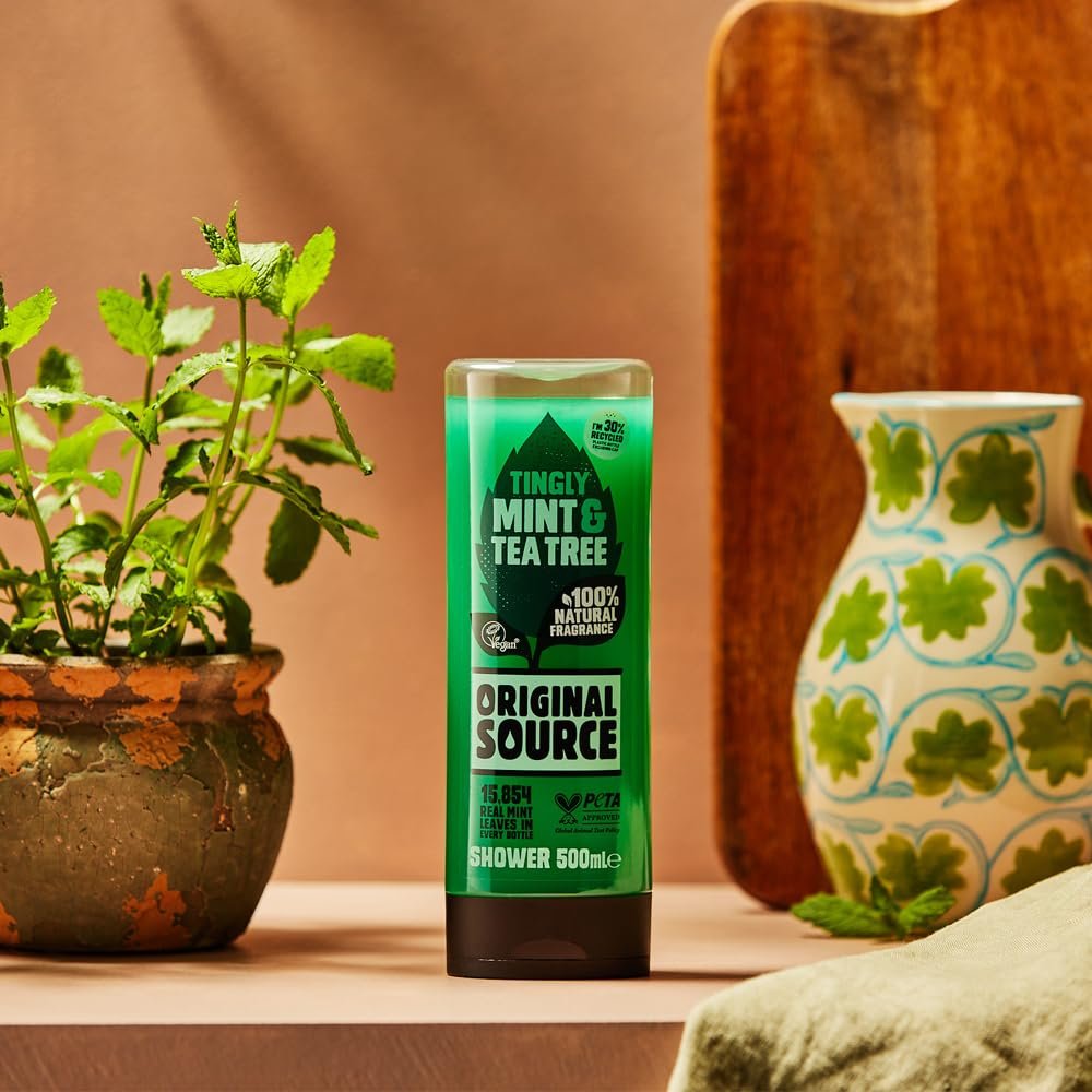 Гель для душа Original Source Мята и чайное дерево Освежающий 6 х 500 мл, фото №1