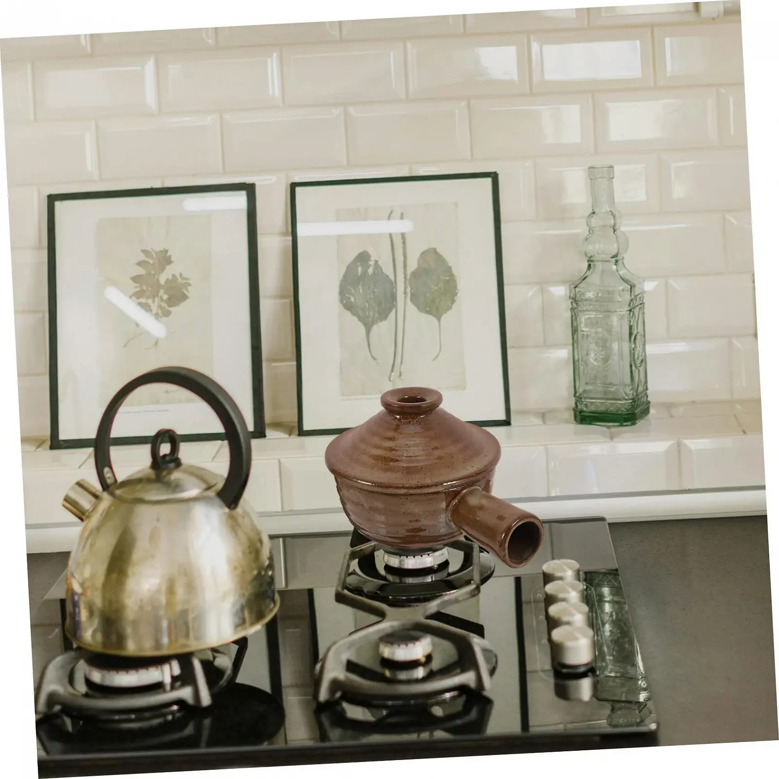 Ковш-сотейник з кришкою Керамічний Термостійкий, фото №4