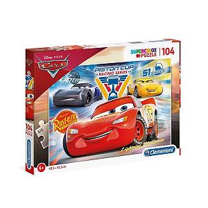 Пазл Clementoni Supercolor Cars Piston Cup Legends 27072 104 детали Разноцветный - Фото 1