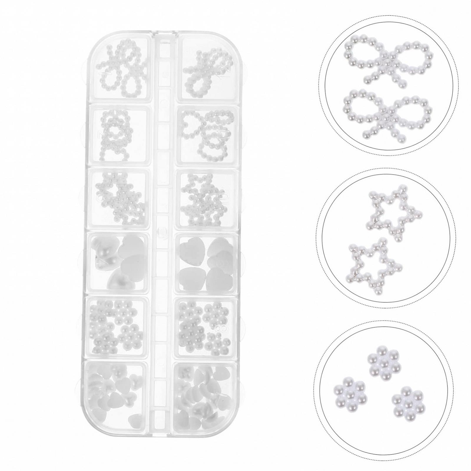 Перлини для нігтів Housoutil Стереоскопічні, аксесуари для саморобного манікюру на пальцях, легко наносити, довговічні, фото №2