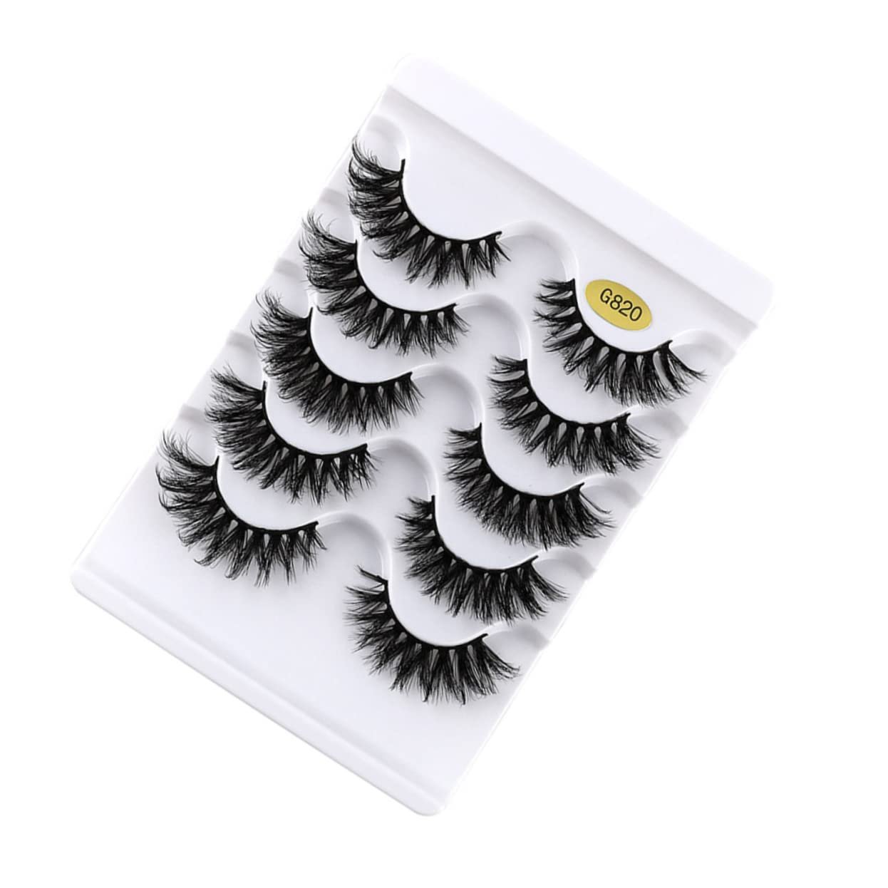 Накладные ресницы Angoily 3D, 5 пар, черные, фото №1 Накладные ресницы Angoily 3D, 5 пар, черные, фото №1