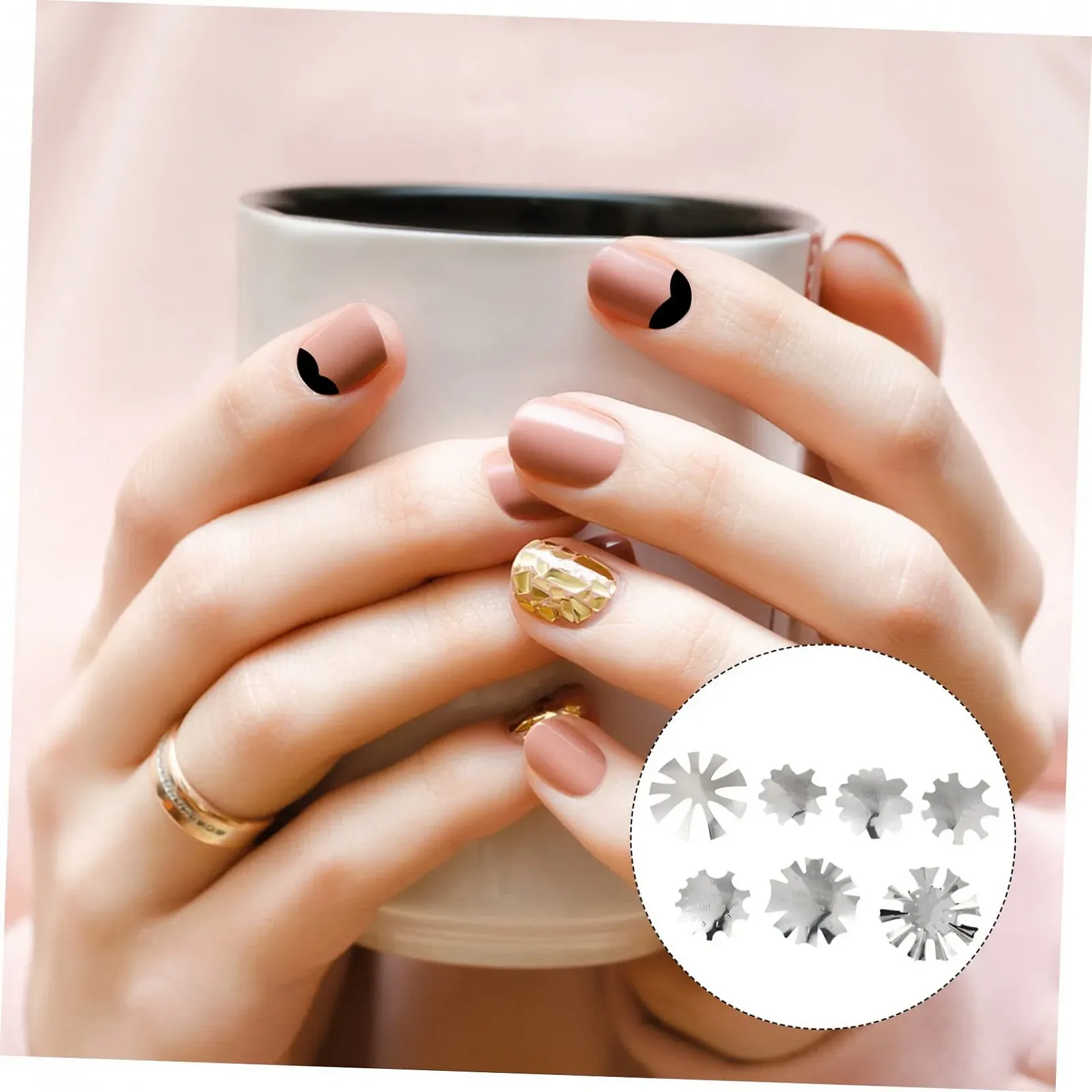 Трафареты для ногтей WRITWAA 7 шт. Многоразовый, фото №6