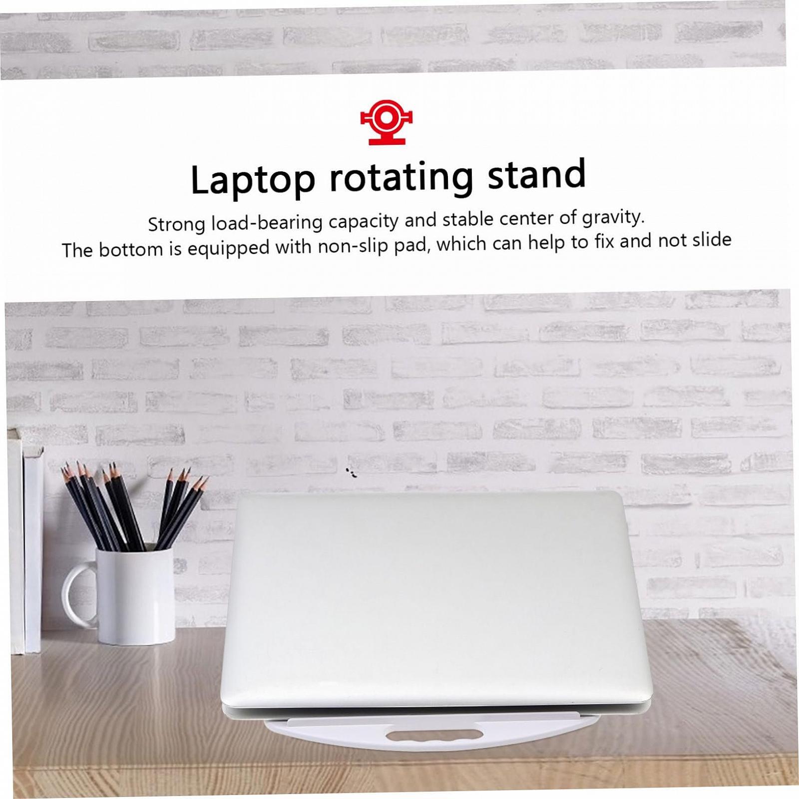 Підставка для ноутбука GALPADA Обертова Регульована по висоті Ергономічна Портативна Біла, фото №8 Підставка для ноутбука GALPADA Обертова Регульована по висоті Ергономічна Портативна Біла, фото №8