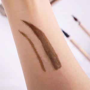 Олівець для брів Durable Double Head Eyeliner Two in One Quick Drying Waterproof Eyebrow Pencil Powder Pen Чорний synthetic.ua - Фото 1
