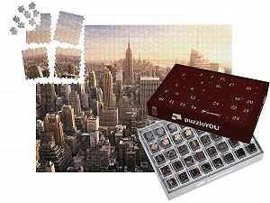 Пазл-адвент-календарь puzzleYOU New York "Панорама Нью-Йорка" 1000 элементов - Фото 1