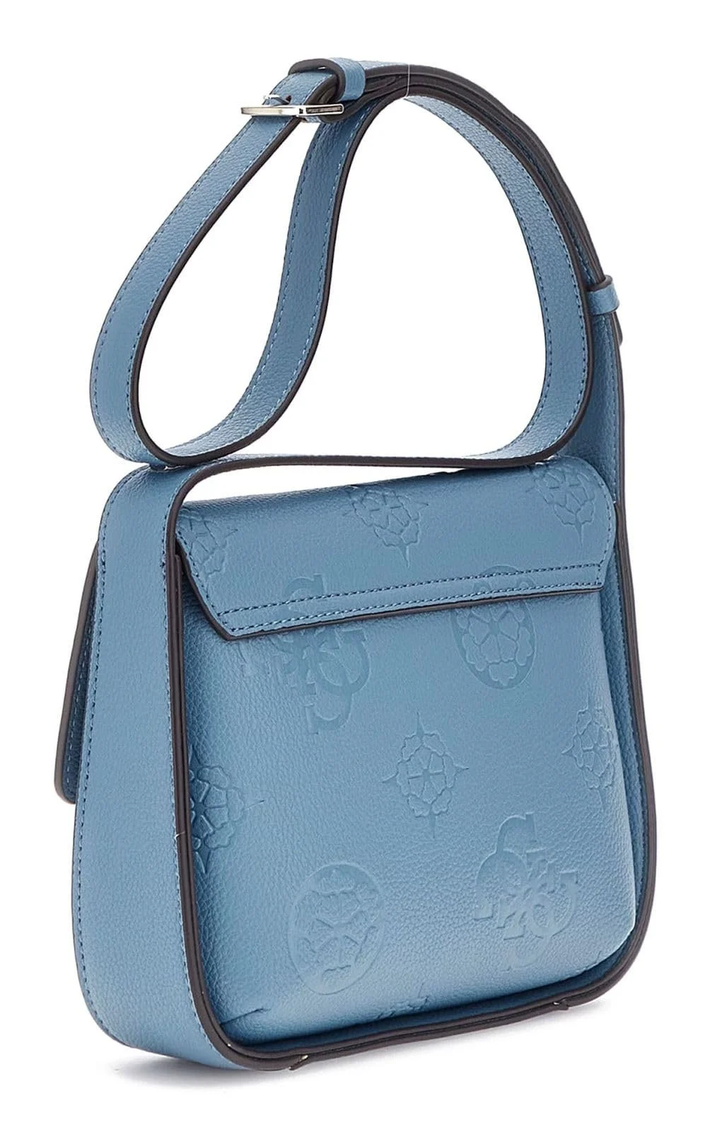 Сумка через плече GUESS Keandra Flap з клапаном, логотип шифер, фото №2