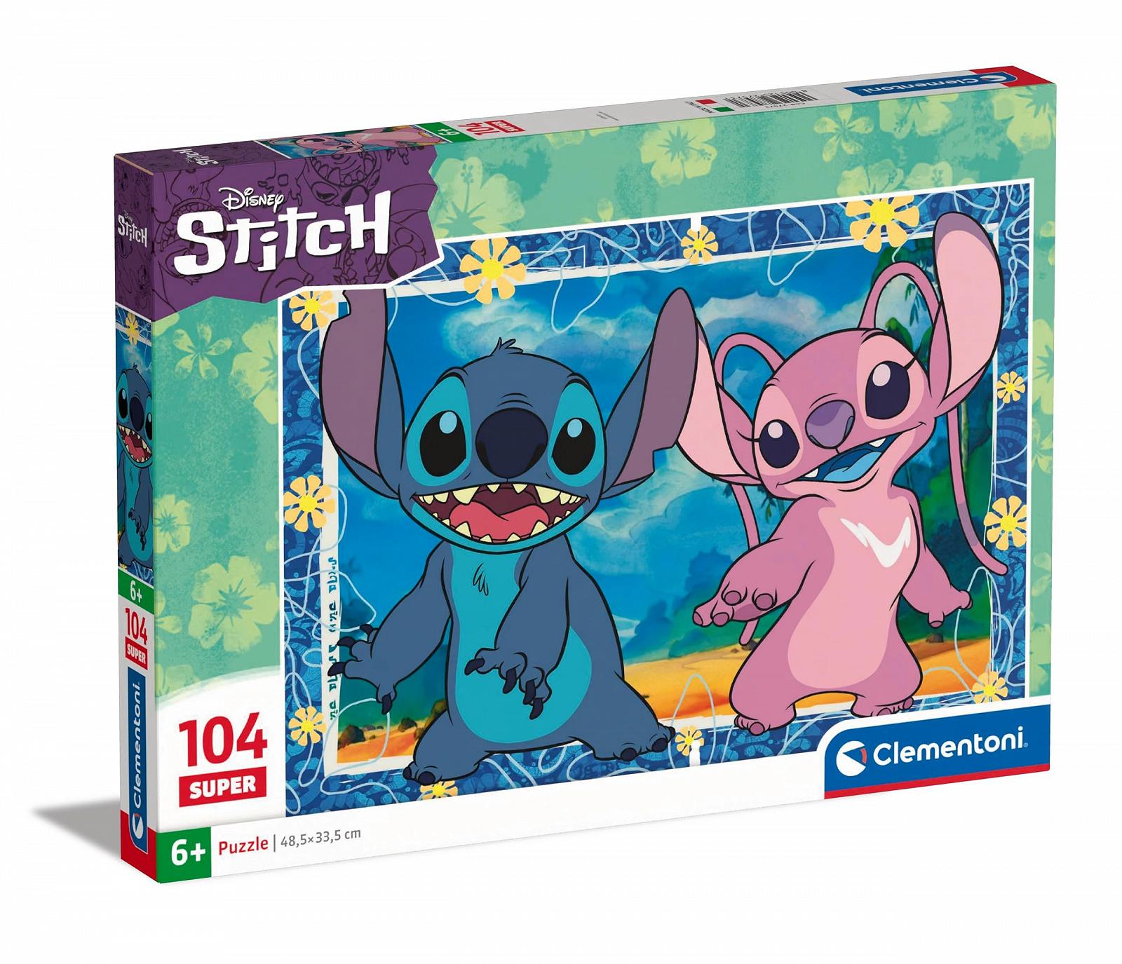 Пазл Clementoni Disney Stitch Super Pieces 104 елементи (27573), фото №1