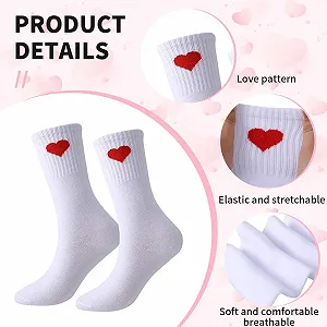 Шкарпетки Жіночі Повсякденні з сердечками, 4 пари, 37-42 synthetic.ua - Фото 1