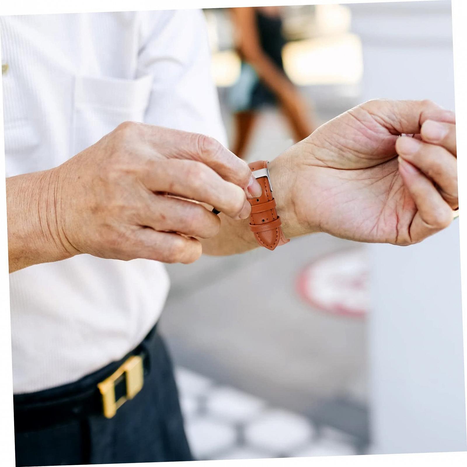 Часы WRITWAA Кожаные Наручные Часы Черный, фото №8