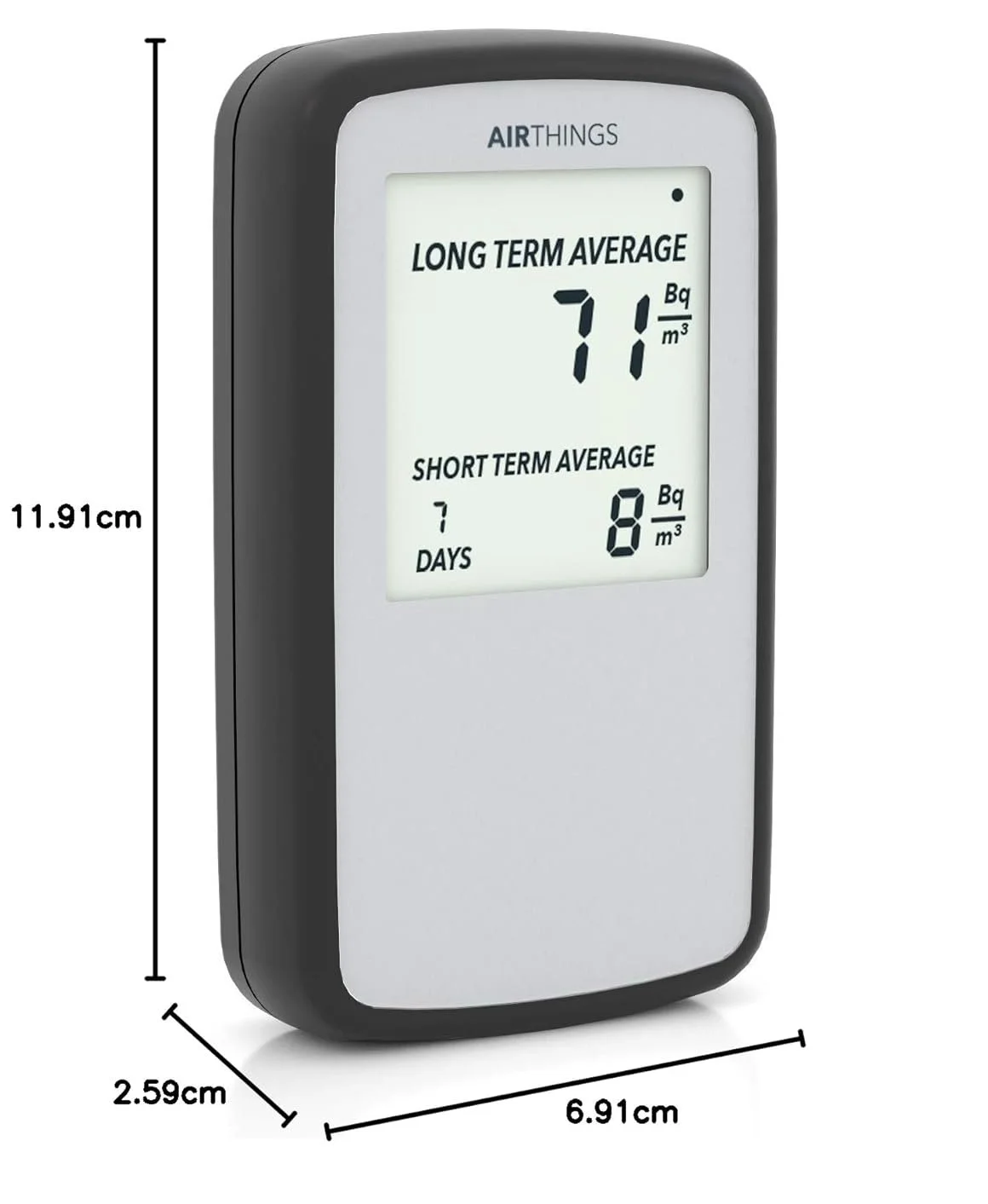 Детектор радону Airthings Corentium Home Чорно-сірий, фото №4 Детектор радону Airthings Corentium Home Чорно-сірий, фото №4