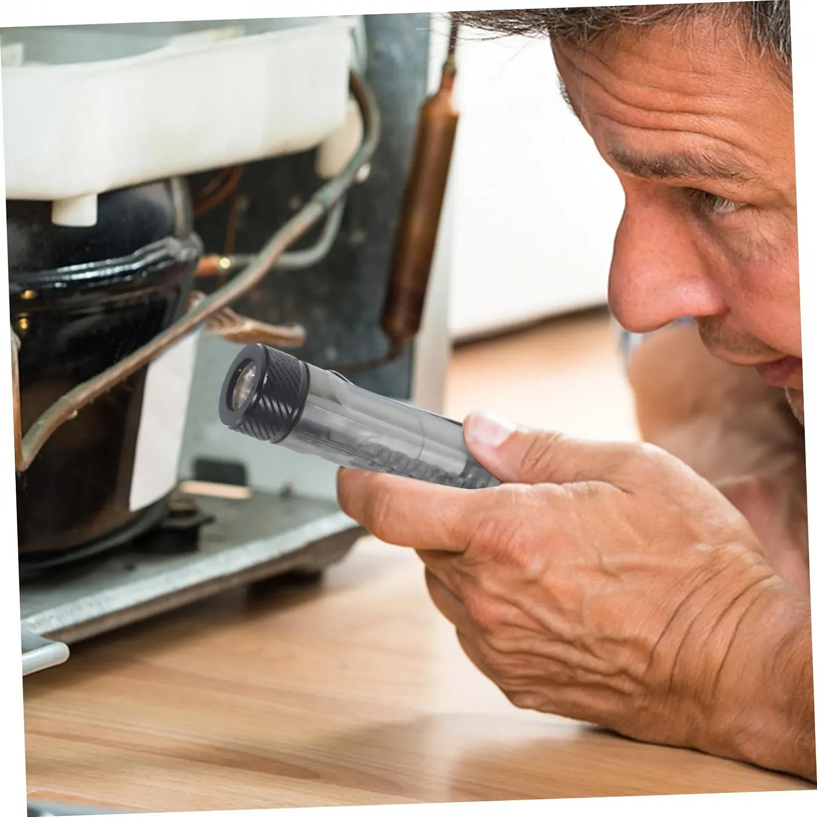 Міні Ліхтарик Брелок з нержавіючої сталі та ПК, фото №8 Міні Ліхтарик Брелок з нержавіючої сталі та ПК, фото №8