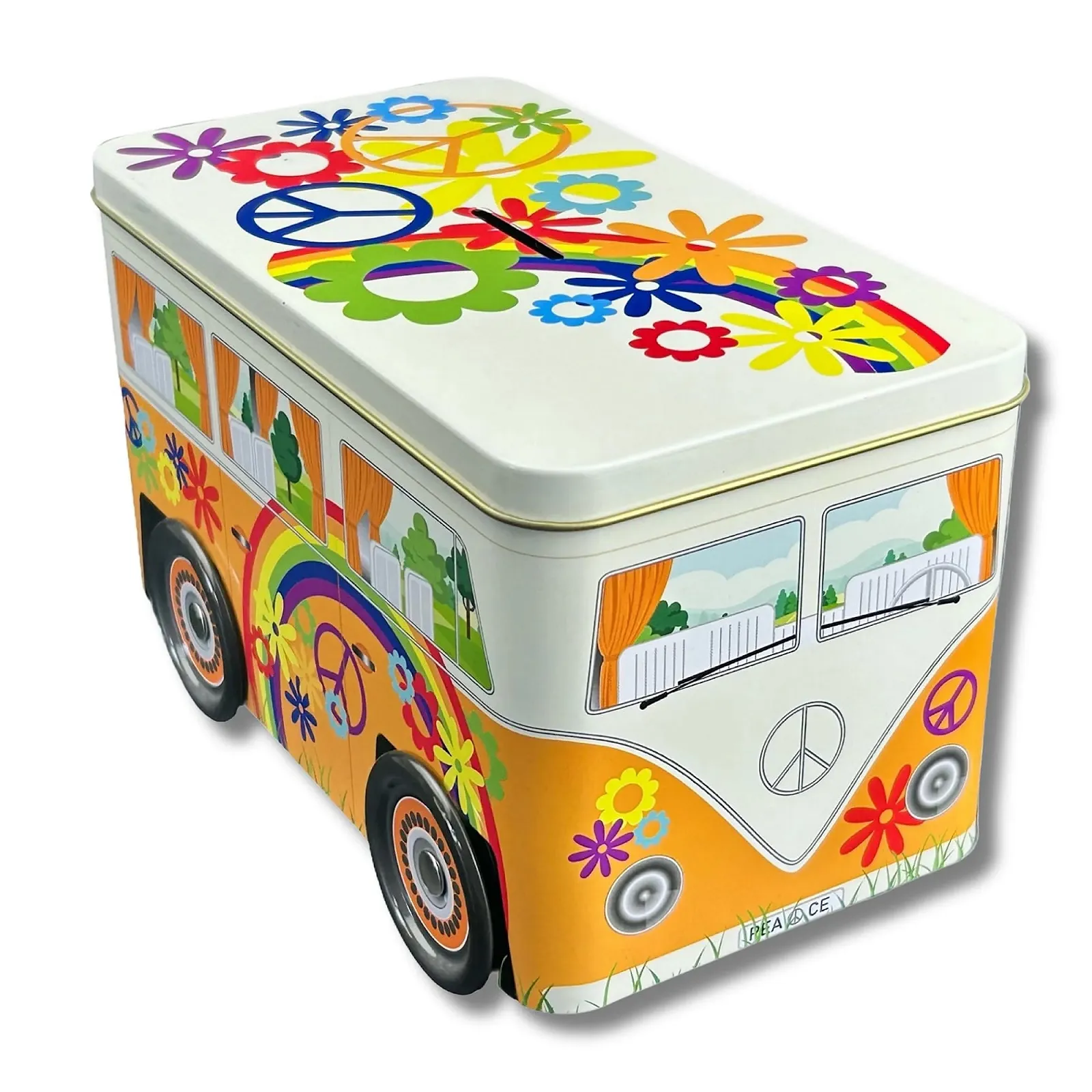 Скарбничка Kultbus Peace truck з колесами, що обертаються, фото №1