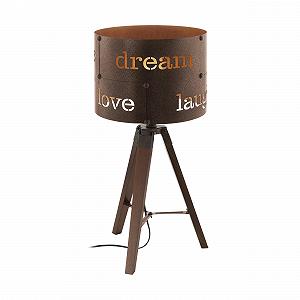 Настільна лампа EGLO COLDINGHAM Vintage Ø 32 см Диммована Колір іржі - Фото 1