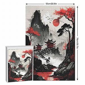 Пазл Japanese Style 1000 деталей Деревянный 78 x 53 см synthetic.ua - Фото 1