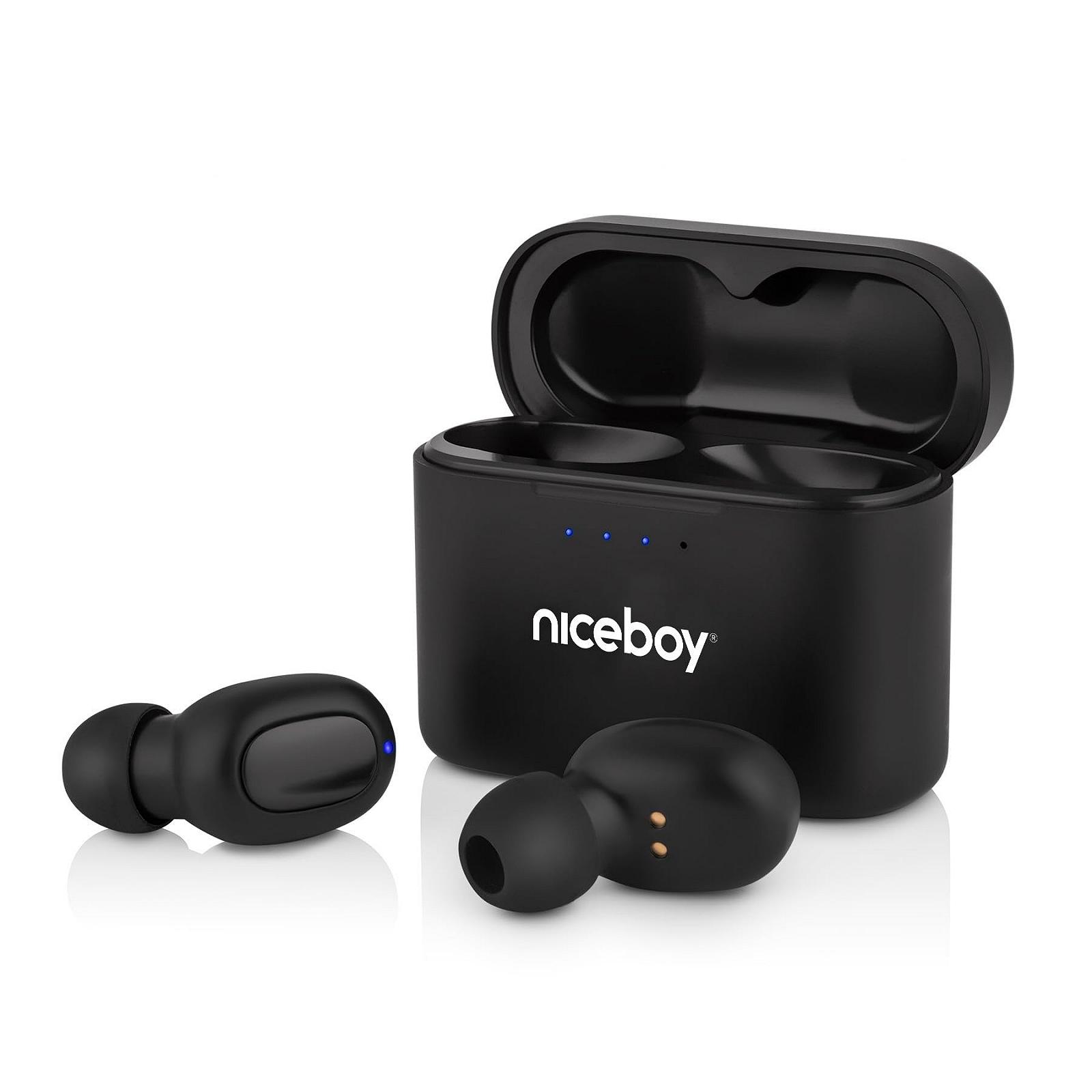 Навушники Niceboy HIVE Podsie 3 Безпровідні Bluetooth 5.1 35 годин роботи Чорний, фото №1