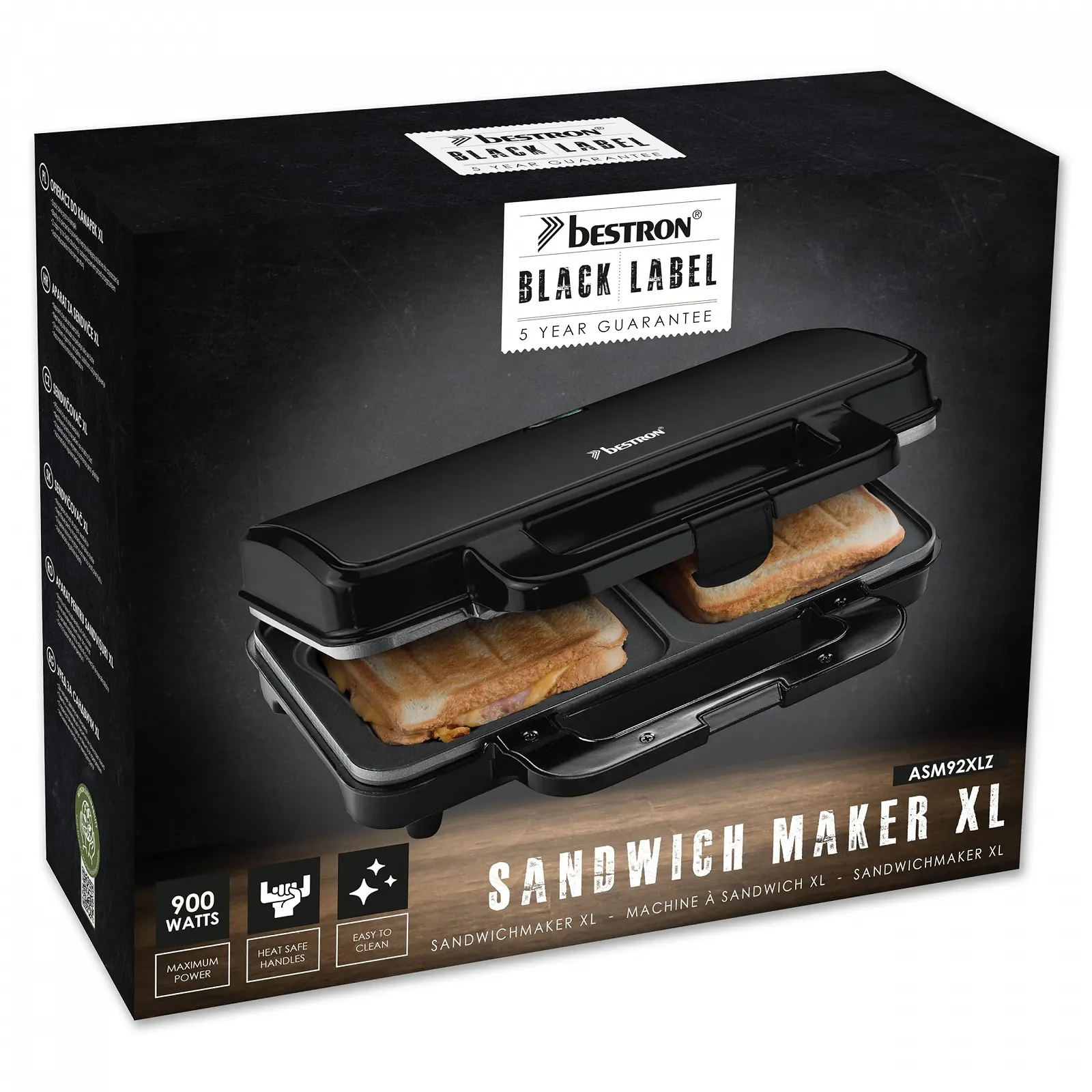 Сэндвичница Bestron XL для сэндвичей в форме раковины - Идеально подходит для американских сэндвичей., фото №7