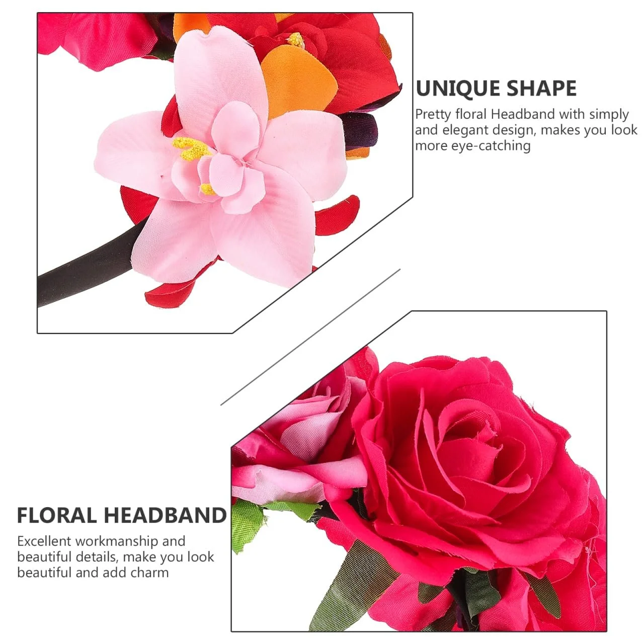 Обруч Didiseaon Квіти Dirndl: Аксесуари для волосся, фото №6 Обруч Didiseaon Квіти Dirndl: Аксесуари для волосся, фото №6