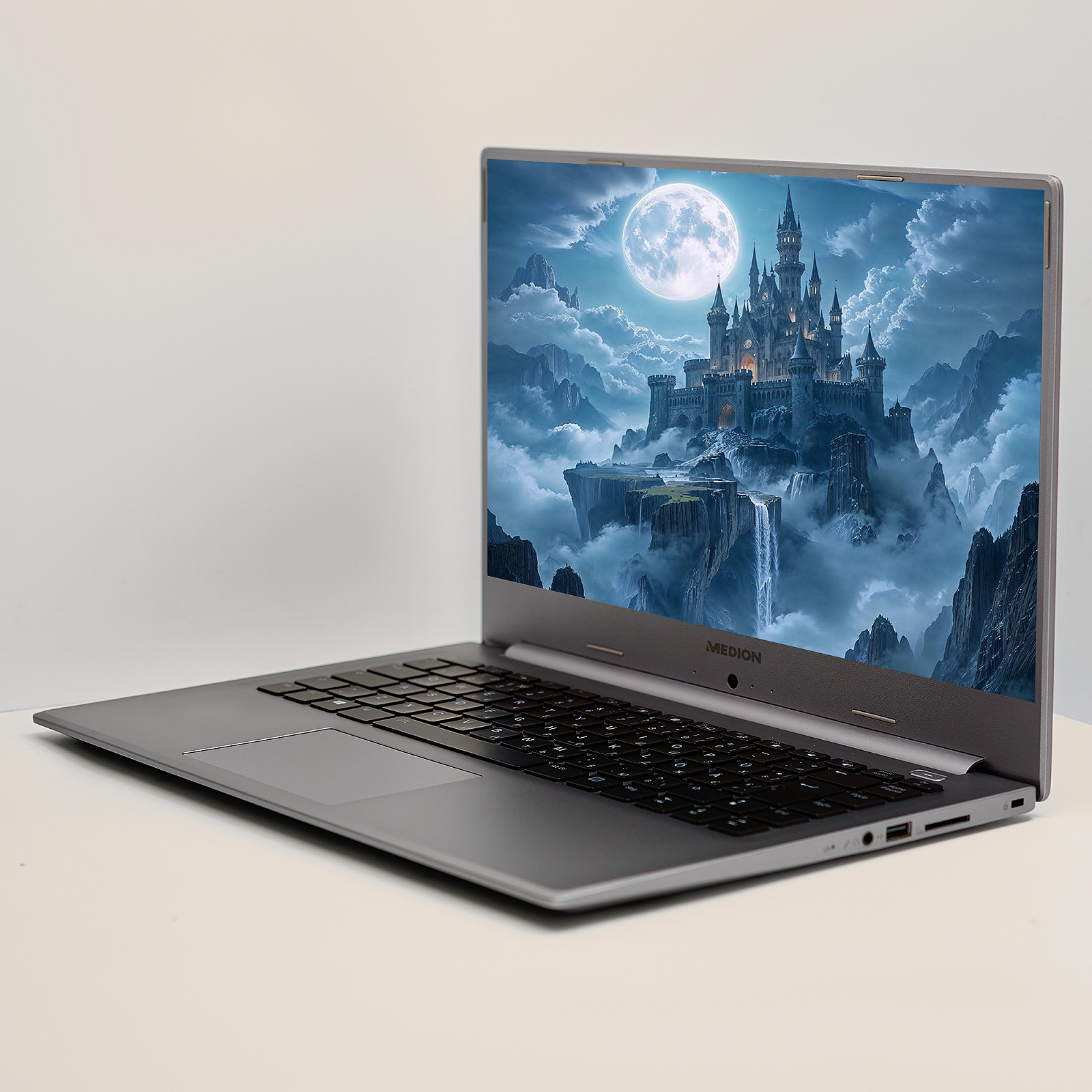 Ноутбук Medion (Lenovo Group) Akoya S15447 | Intel Core i5-10210U | IPS (1920x1080) FullHD | RAM 8 ГБ | SSD 256 ГБ | Intel UHD Graphics | Металевий корпус | Підсвітка клавіатури | Win11 (5025), фото №2