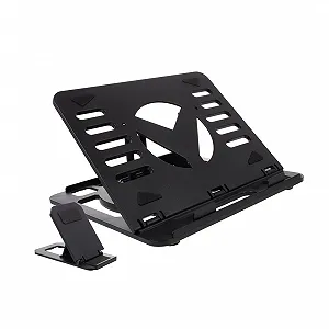 Складная Подставка для Ноутбука Vaguelly 1Satz с Вращением, Регулировкой Высоты для Эргономичного Использования и Эффективного Рассеивания Тепла - Фото 1