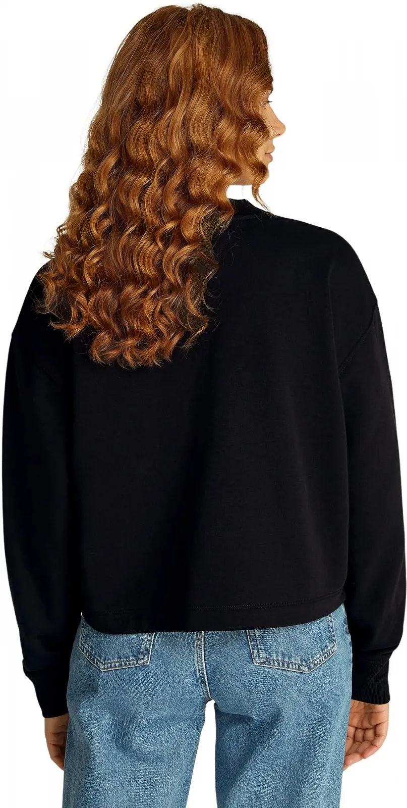 Женский Свитшот Tommy Jeans Essential Logo 1 Crew EXT Пуловер, фото №2