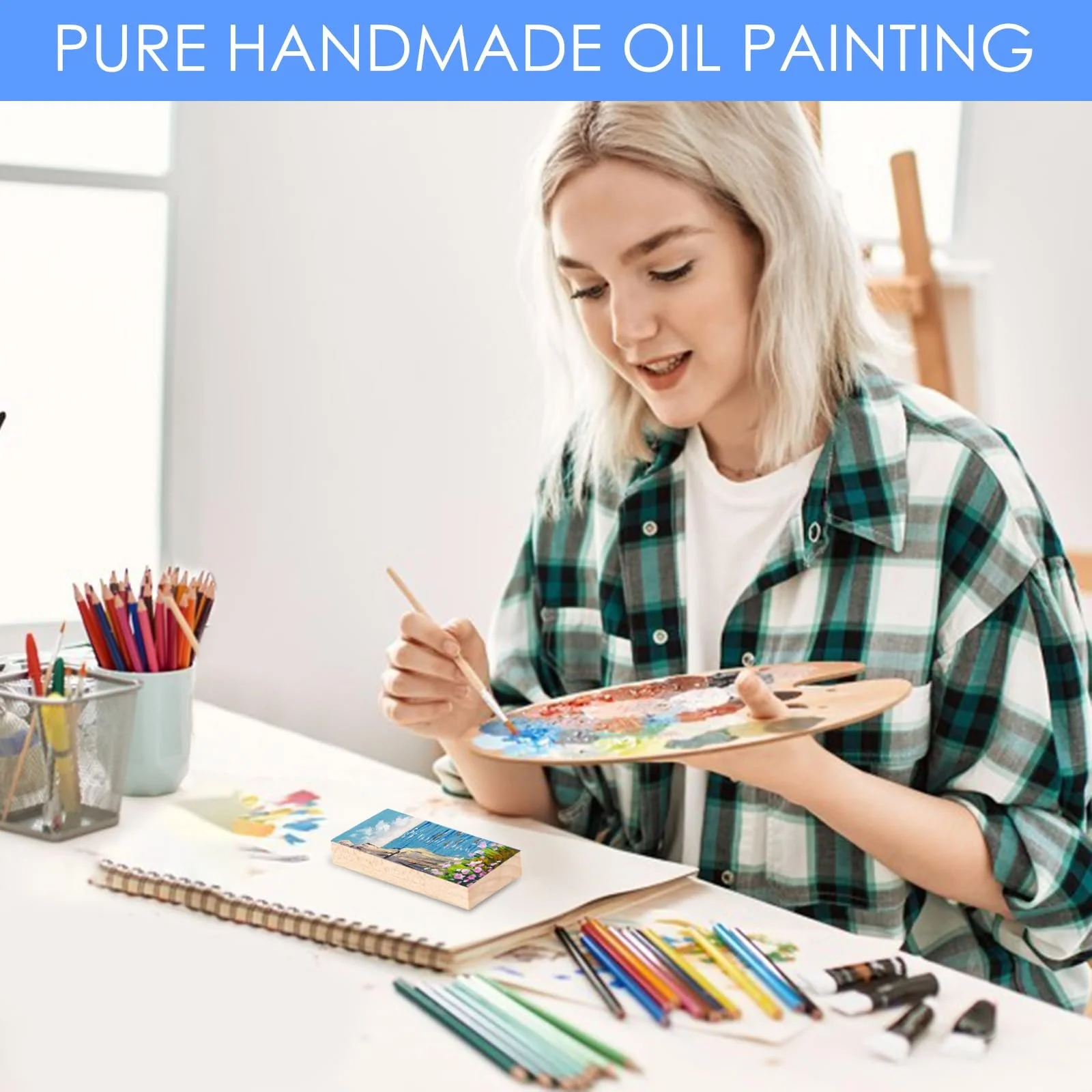 USB-флеш-накопичувач HOZYALE 32 ГБ USB 2.0 Wooden Oil Painting, фото №6 USB-флеш-накопичувач HOZYALE 32 ГБ USB 2.0 Wooden Oil Painting, фото №6