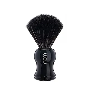 Помазок для бритья Nom Gustav Synthetic Fibre "Black Fibre" Plastic Черный - Фото 1