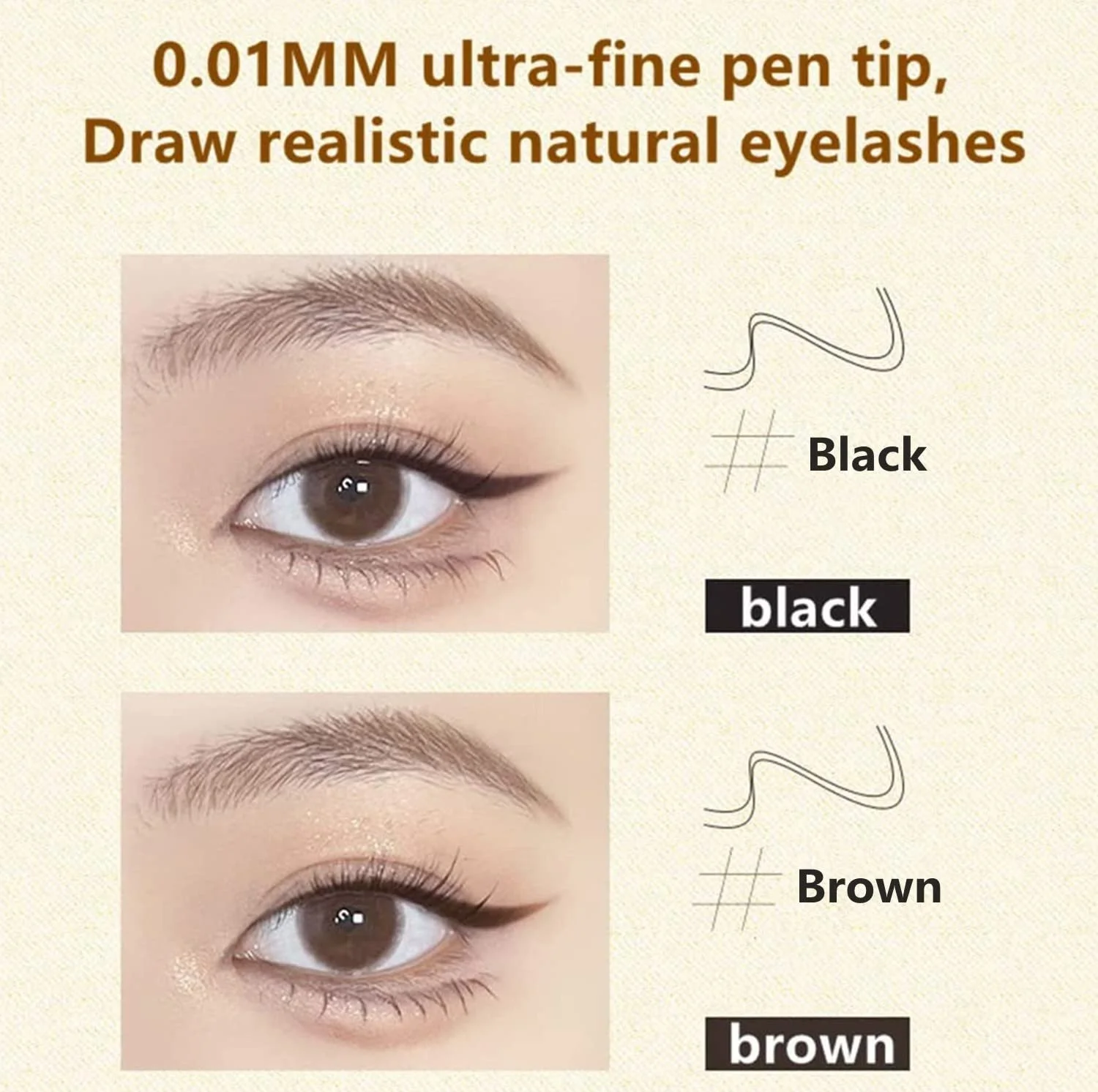 Олівець для нижніх вій з двома наконечниками Водостійкий, фото №3 Олівець для нижніх вій з двома наконечниками Водостійкий, фото №3