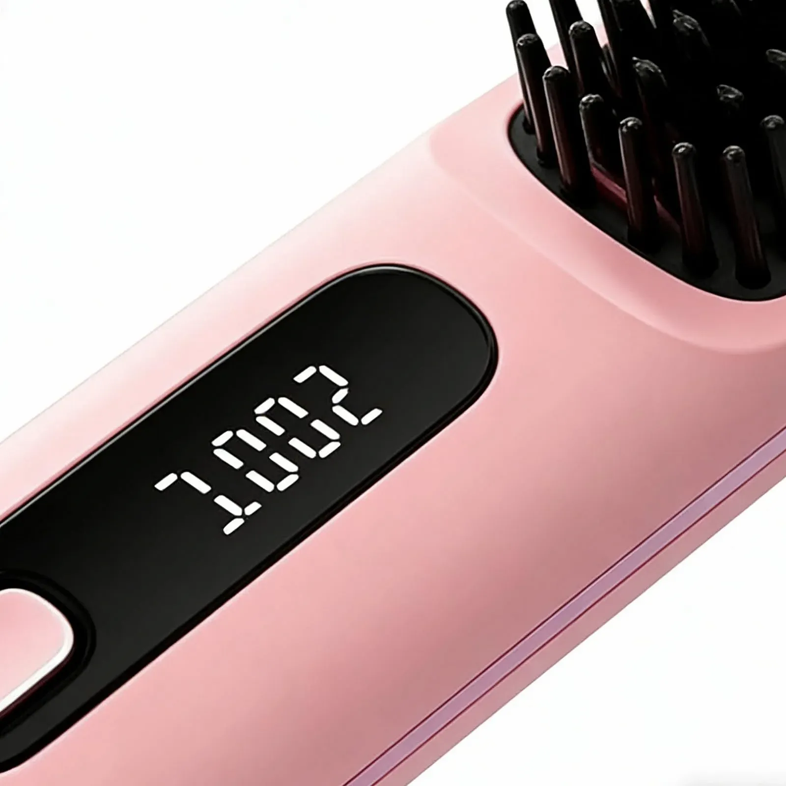 Беспроводная щетка-выпрямитель портативная USB LCD-дисплей Керамическая технология, фото №6 Беспроводная щетка-выпрямитель портативная USB LCD-дисплей Керамическая технология, фото №6