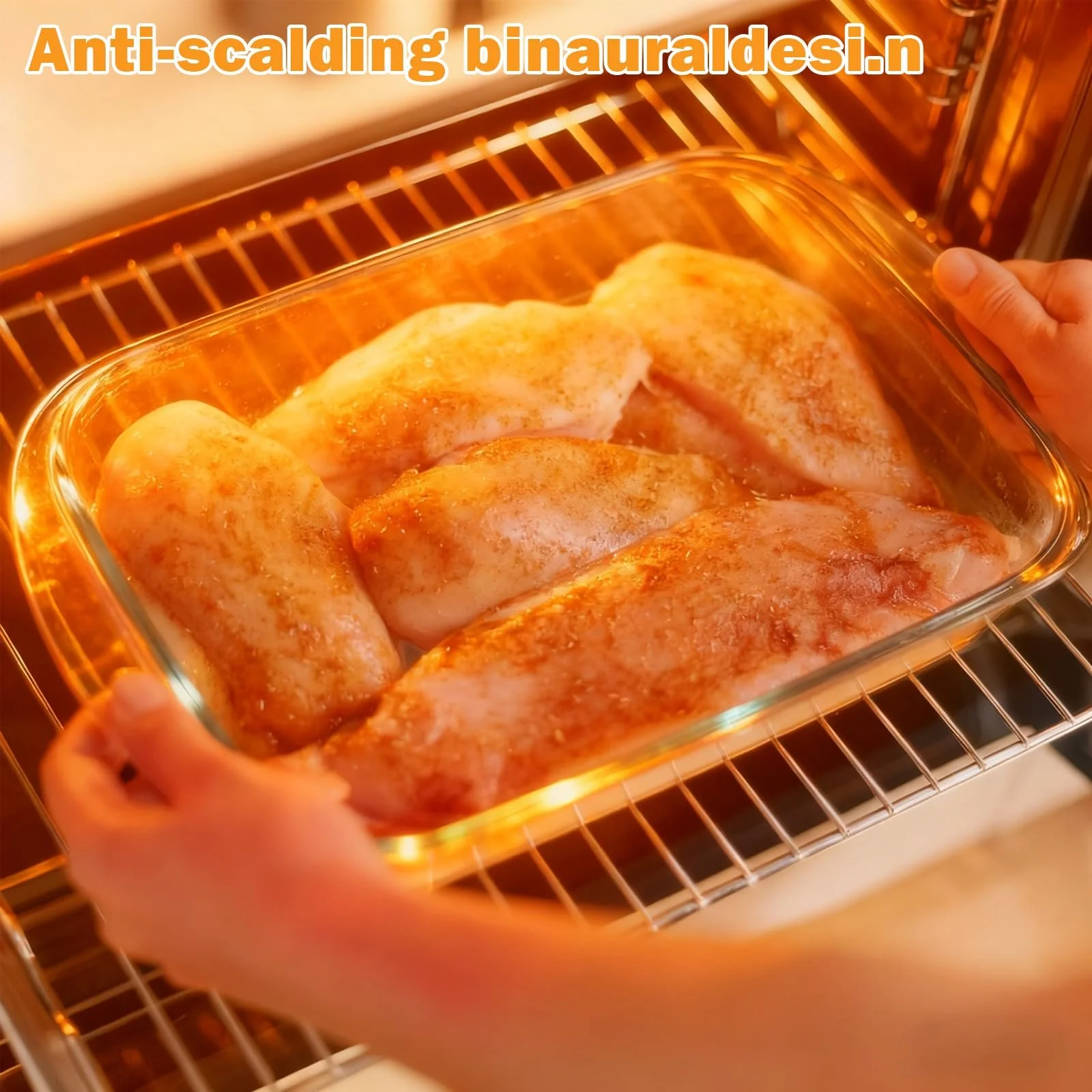 Форма для запекания Glass Oven Dish 1.6 л Стеклянная прямоугольная с крышкой Прозрачная, фото №7 Форма для запекания Glass Oven Dish 1.6 л Стеклянная прямоугольная с крышкой Прозрачная, фото №7