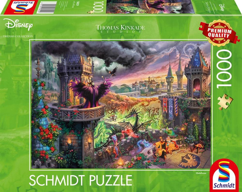 Пазл Schmidt Spiele Thomas Kinkade Disney 58029 Малефисента 1000 элементов, фото №4