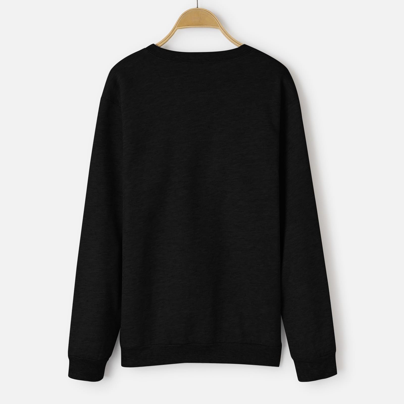 Рождественский свитшот Семейный 2024 Merry Christmas Свитер Длинный рукав Повседневный Reindeer, фото №5