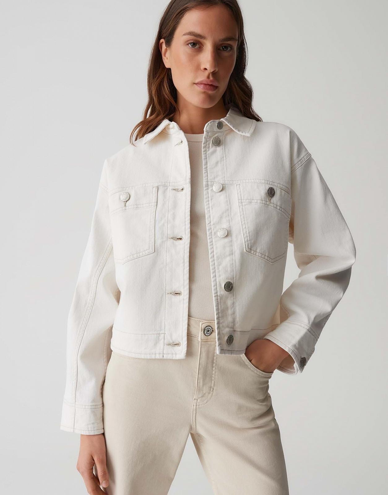 Джинсовая куртка OPUS Hoodeo Boxy Fit из смеси испанского хлопка, фото №2 Джинсовая куртка OPUS Hoodeo Boxy Fit из смеси испанского хлопка, фото №2