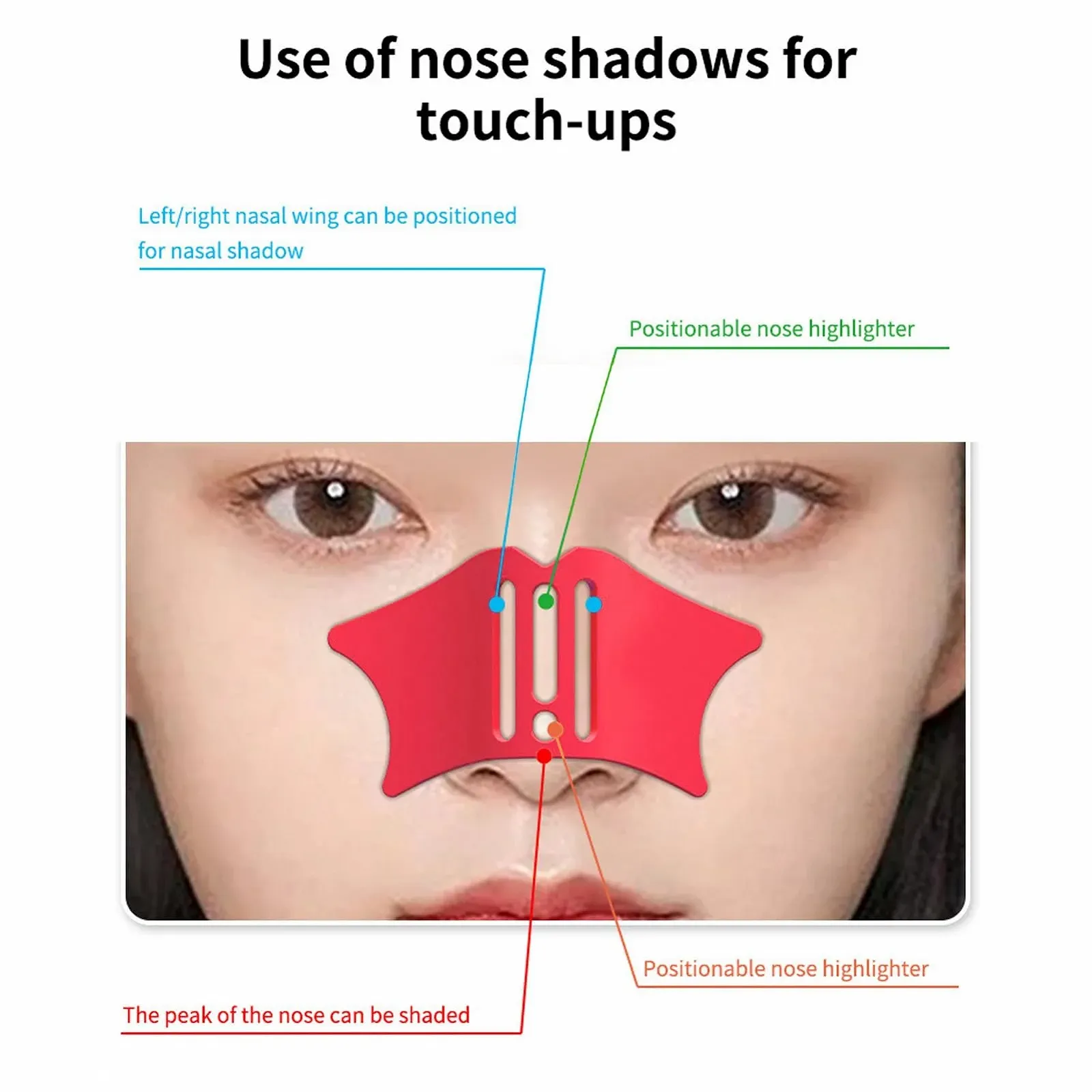 Трафарети для підводки очей Силікон, фото №3