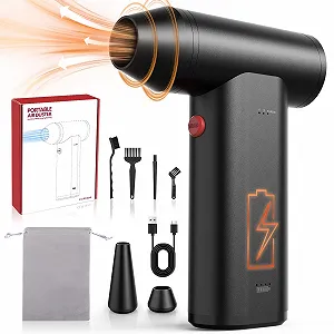 Електрична повітродувка Металевий корпус 150000 RPM 3 швидкості Бездротова - Фото 1