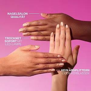 Гель-лак Pink Gellac 254 Sparkling Nude, 8 мл, розовый с блестками synthetic.ua - Фото 1