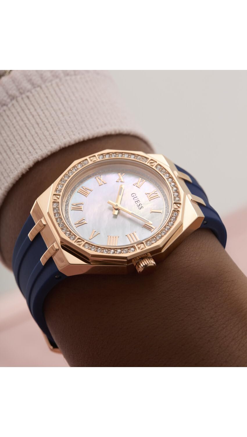 Женские Часы GUESS GW0872L3 Аналоговые Белый Циферблат, фото №6