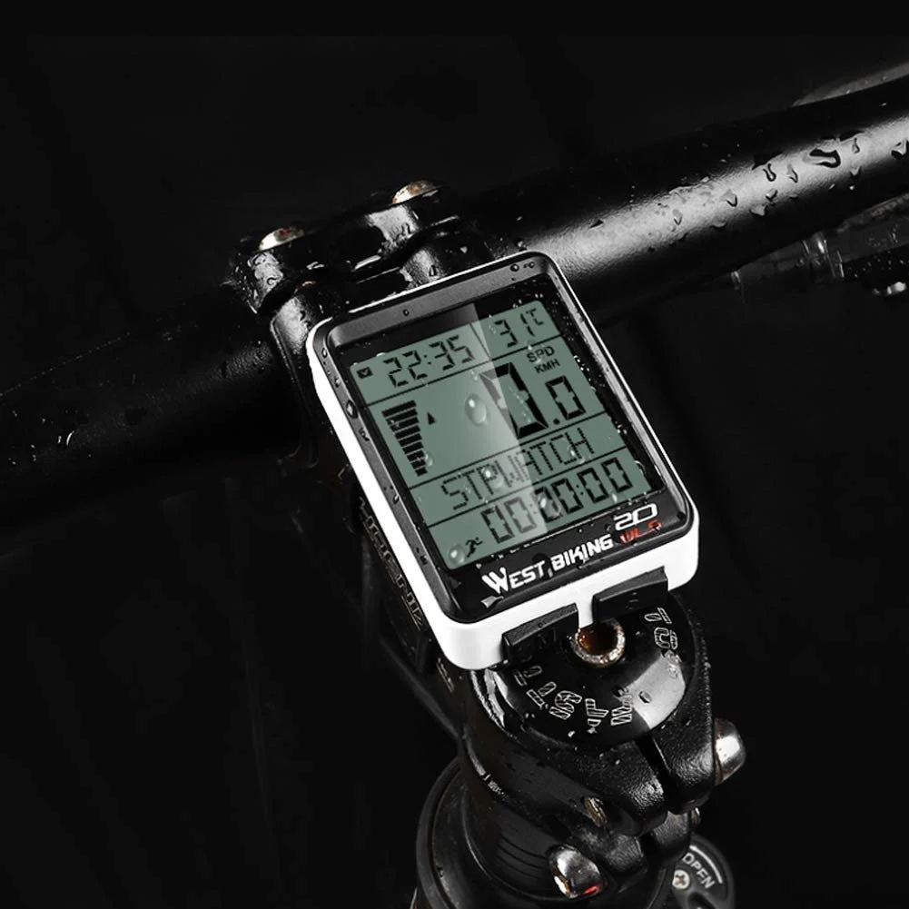 Велокомп'ютер Bostar Wireless Speedometer Backlight 5 Languages Waterproof, фото №3