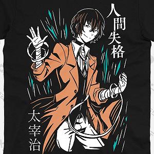 Футболка Аниме Великий из бродячих псов Bungou Stray Dogs TH075 XXL synthetic.ua - Фото 1