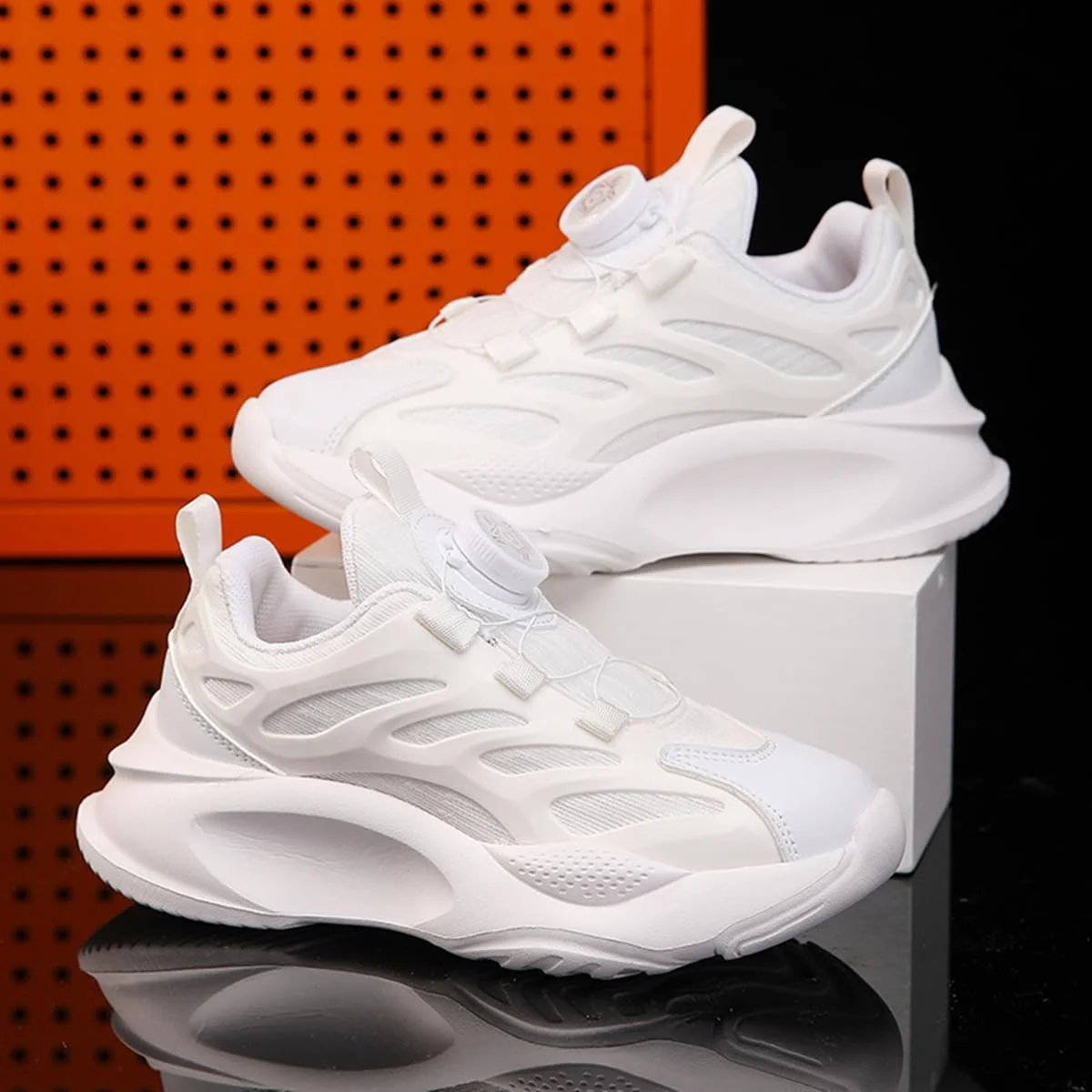 Кроссовки TBJ Детские Повседневные Спортивные Кроссовки для Мальчиков и Девочек с Вращающейся Ручкой, Дышащие, Легкие, фото №6