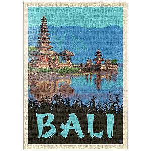 Пазл MyPuzzle Special Collection by Anderson Design Group Bali: A Stunning Tropical Paradise, Vintage Poster 1000 элементов - Фото 1
