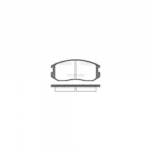 Комплект гальмівних колодок TRISCAN 8110 42001 для DAIHATSU MITSUBISHI PROTON - Фото 1