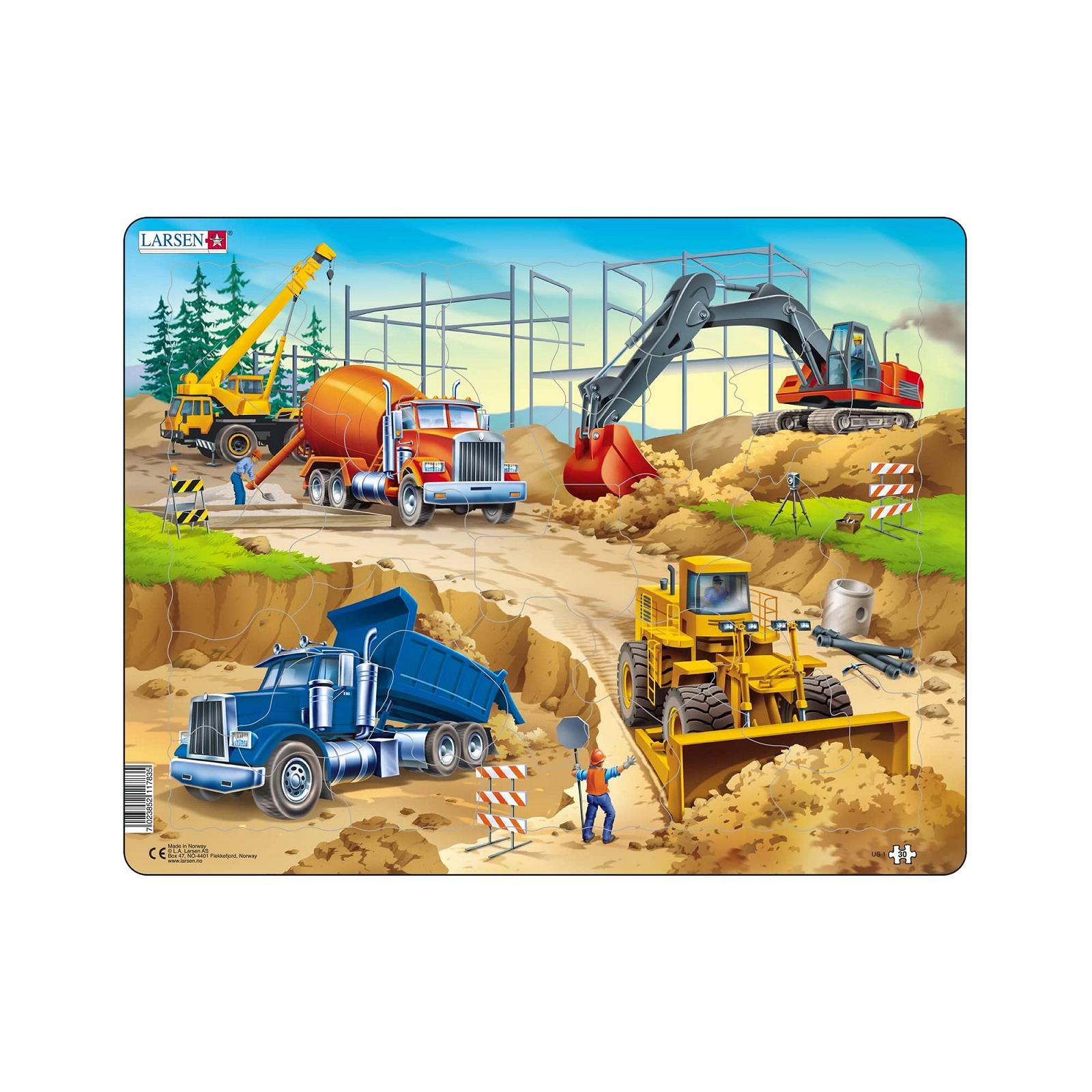 Пазл Larsen US1 Construction 30 деталей, фото №1