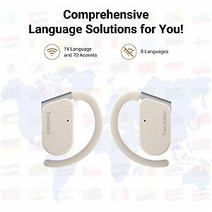 Навушники-перекладачі Beige M9 з відкритим типом, підтримка 144 мов та акцентів synthetic.ua - Фото 1