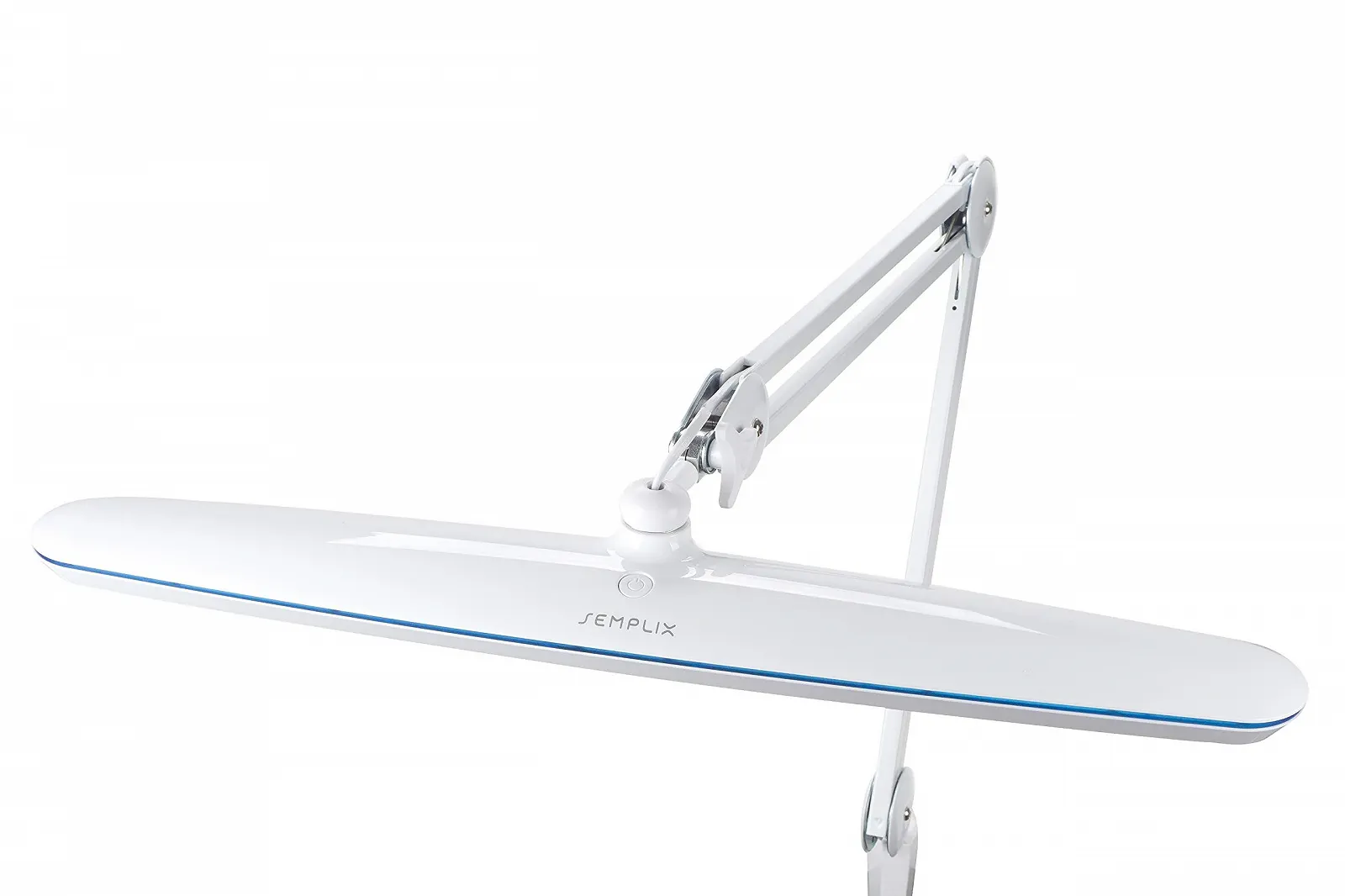 Робоча лампа LED SEMPLIX регульована яскравість зі струбциною біла, фото №2