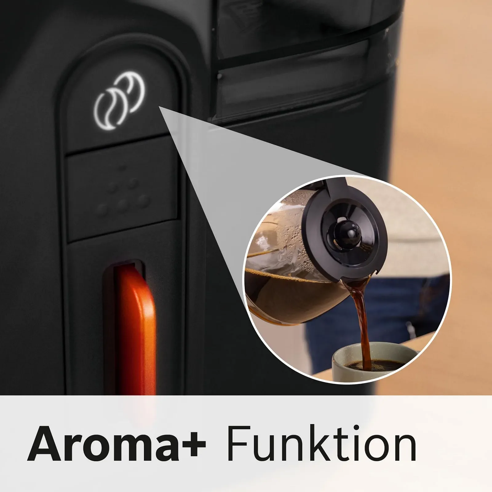 Капельная кофеварка Bosch MyMoment TKA3M133 1,25 л 1200 Вт Черный матовый, фото №8