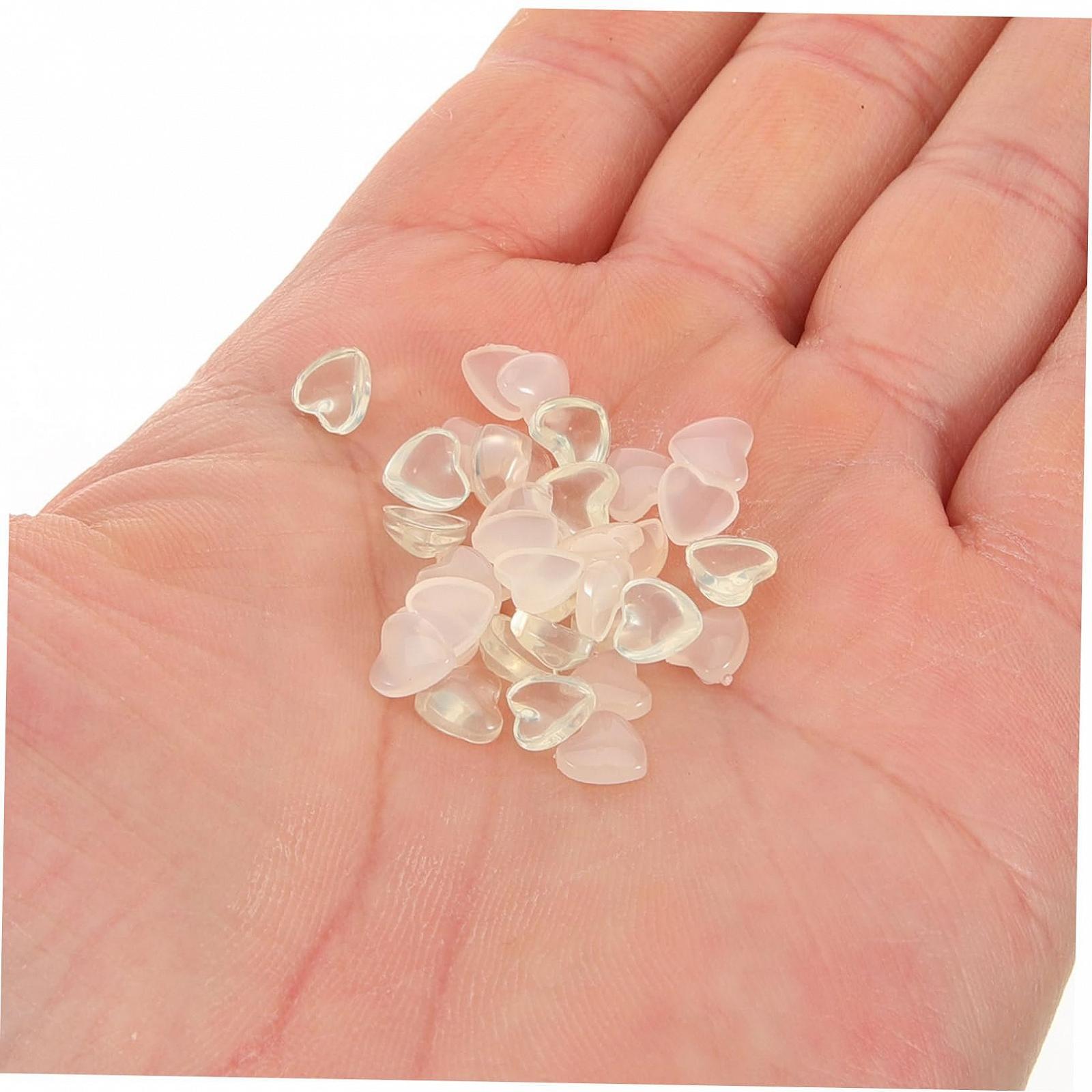 Форма Серця 100 шт. Блискучі прикраси для манікюру, фото №4