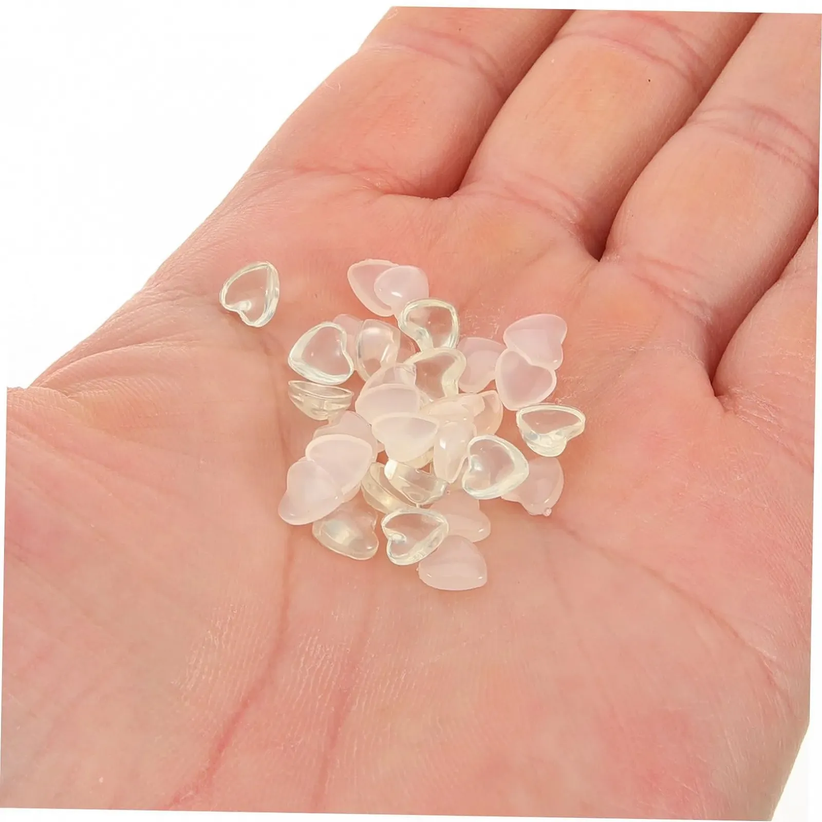 Украшения для ногтей Форма Сердца 100 шт. Блестящие украшения для маникюра, фото №4