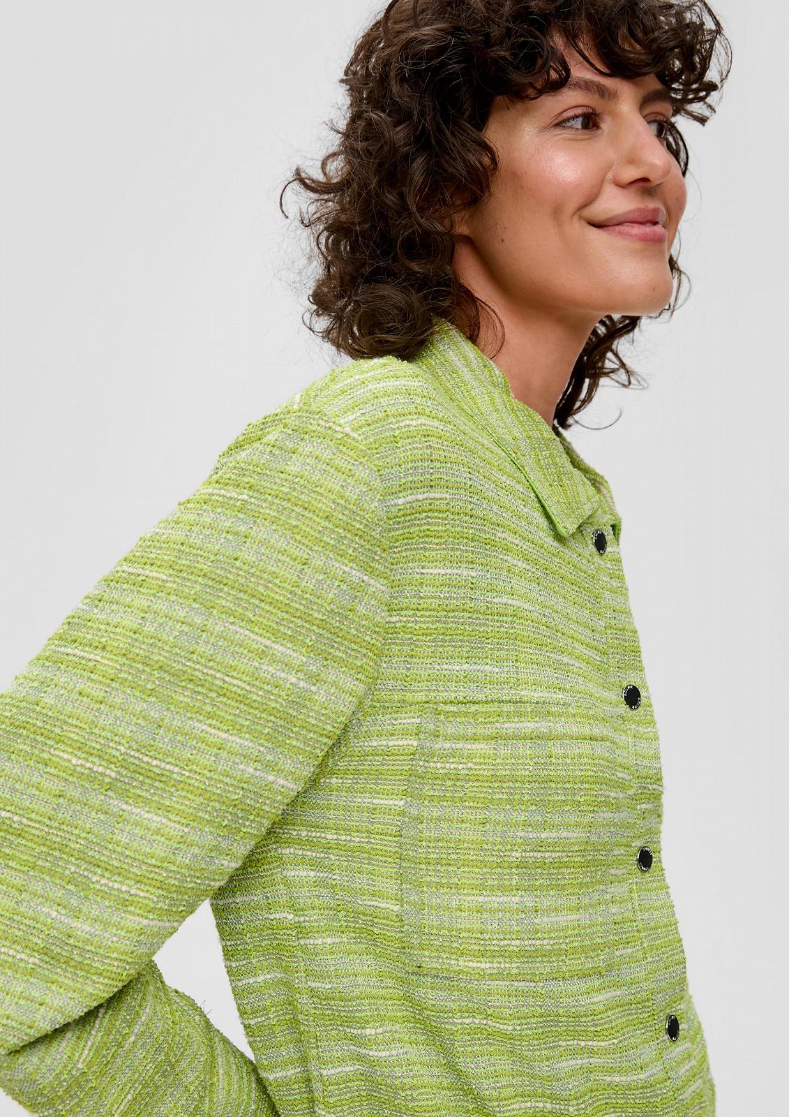 Жакет s.Oliver Boxy Bouclé з куліскою, фото №2